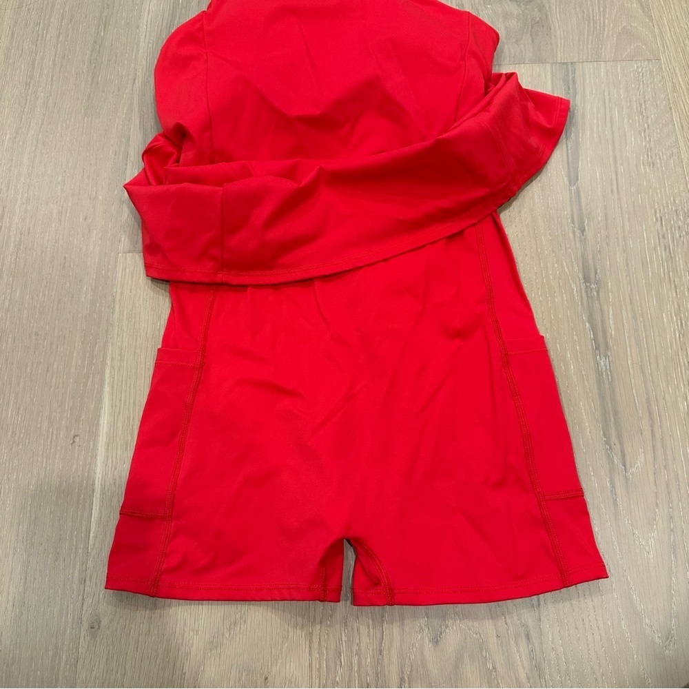 Women’s Athletic Dress One Shoulder Red Tennis Pickleball Golf Workout Small - Picture 6 of 7